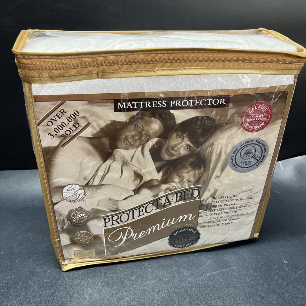 PROTECT.A. BED Premium Waterproof Mattress Protector CAL KING 72" x 84"